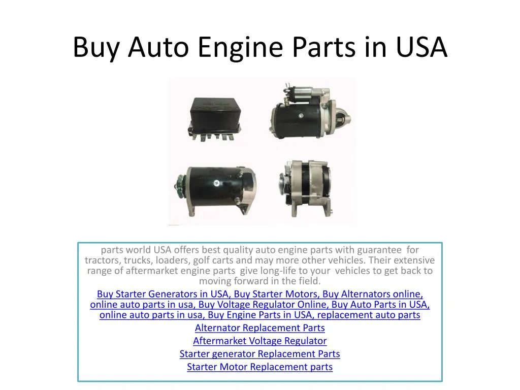 buy auto engine parts in usa