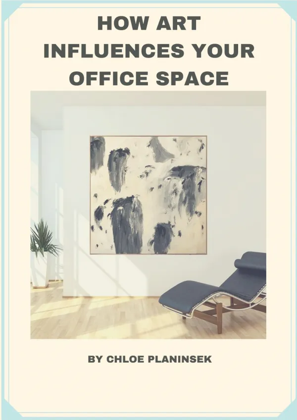 How Art Influences Your Office Space