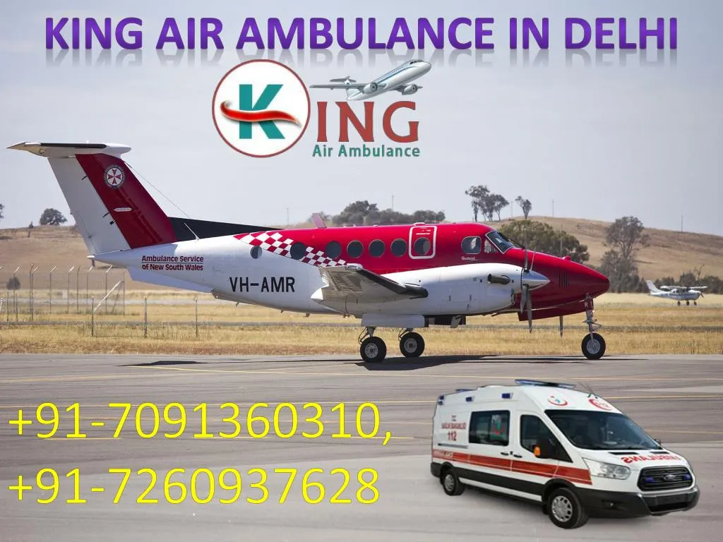 king air ambulance in delhi