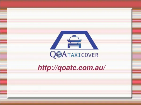 Taxi Insurance Melbourne