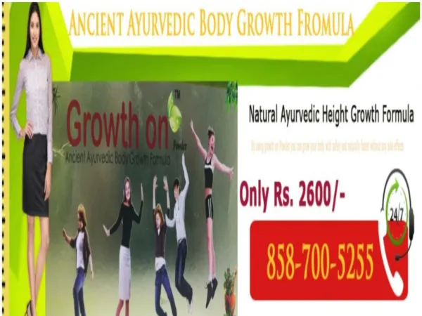 Growth On Powder height increasing formula.
