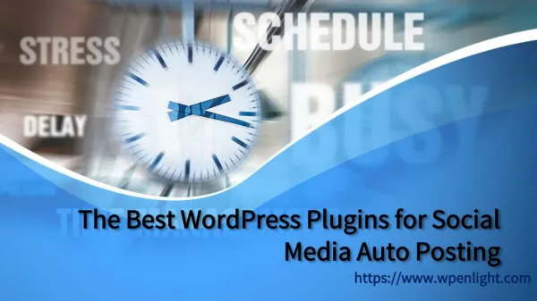 best WordPress plugins for social media auto posting