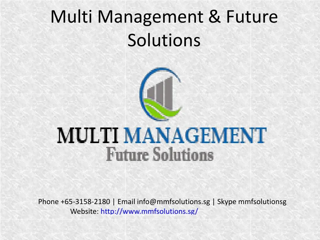 multi management future solutions