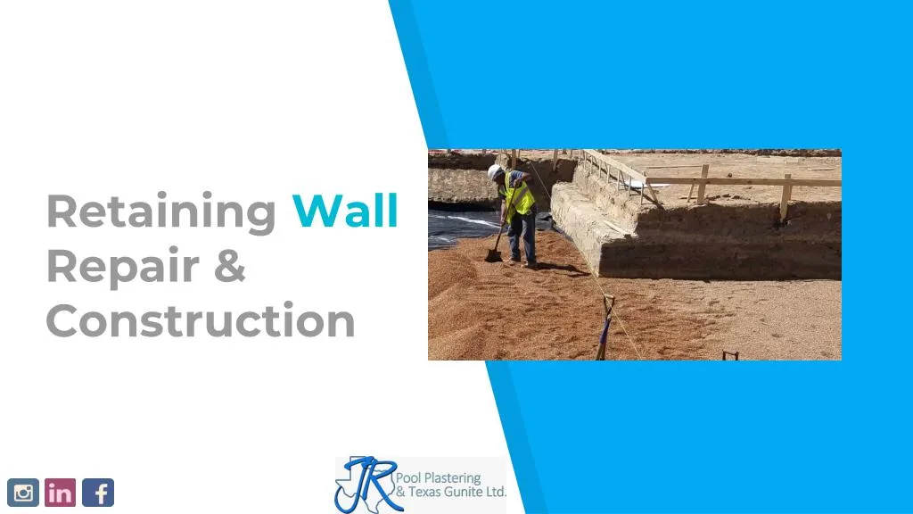 retaining wall repair construction