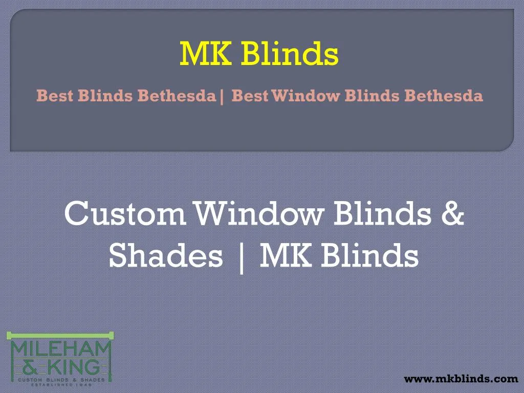 mk blinds