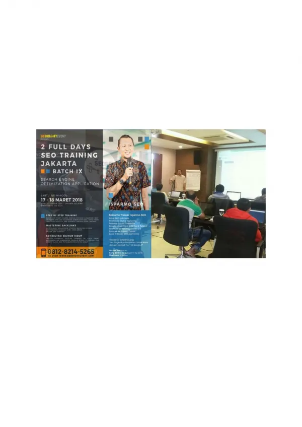 0812-8214-5265 [TSEL] Training Search Engine Optimization Basic Jakarta, Training SEO Basic di Jakarta