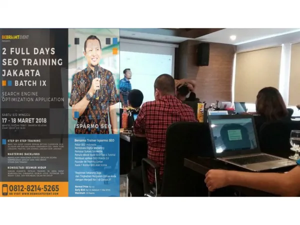 0812-8214-5265 [TSEL] | Workshop Search Engine Optimization Pemula Jakarta, Workshop SEO di Jakarta