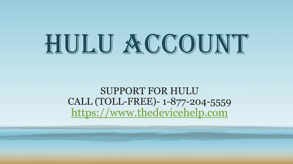 hulu account