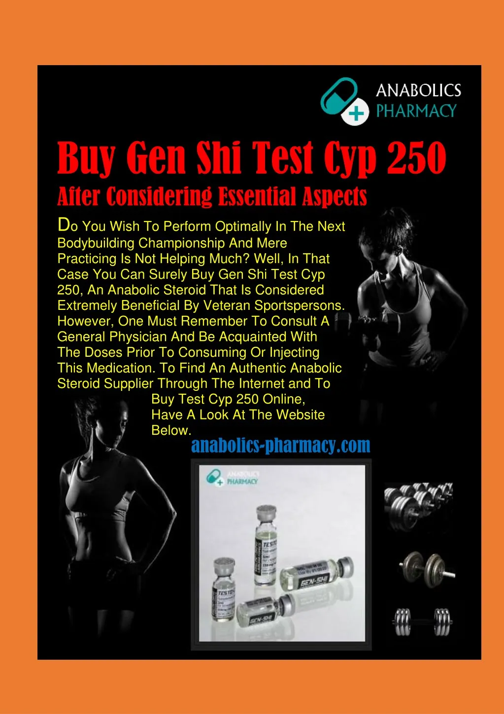 buy gen shi test cyp 250 after considering