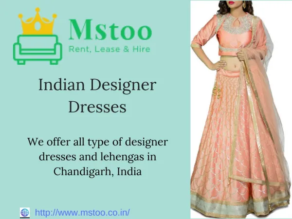 Indian Designer dresses and Bridal lehehnga available here.