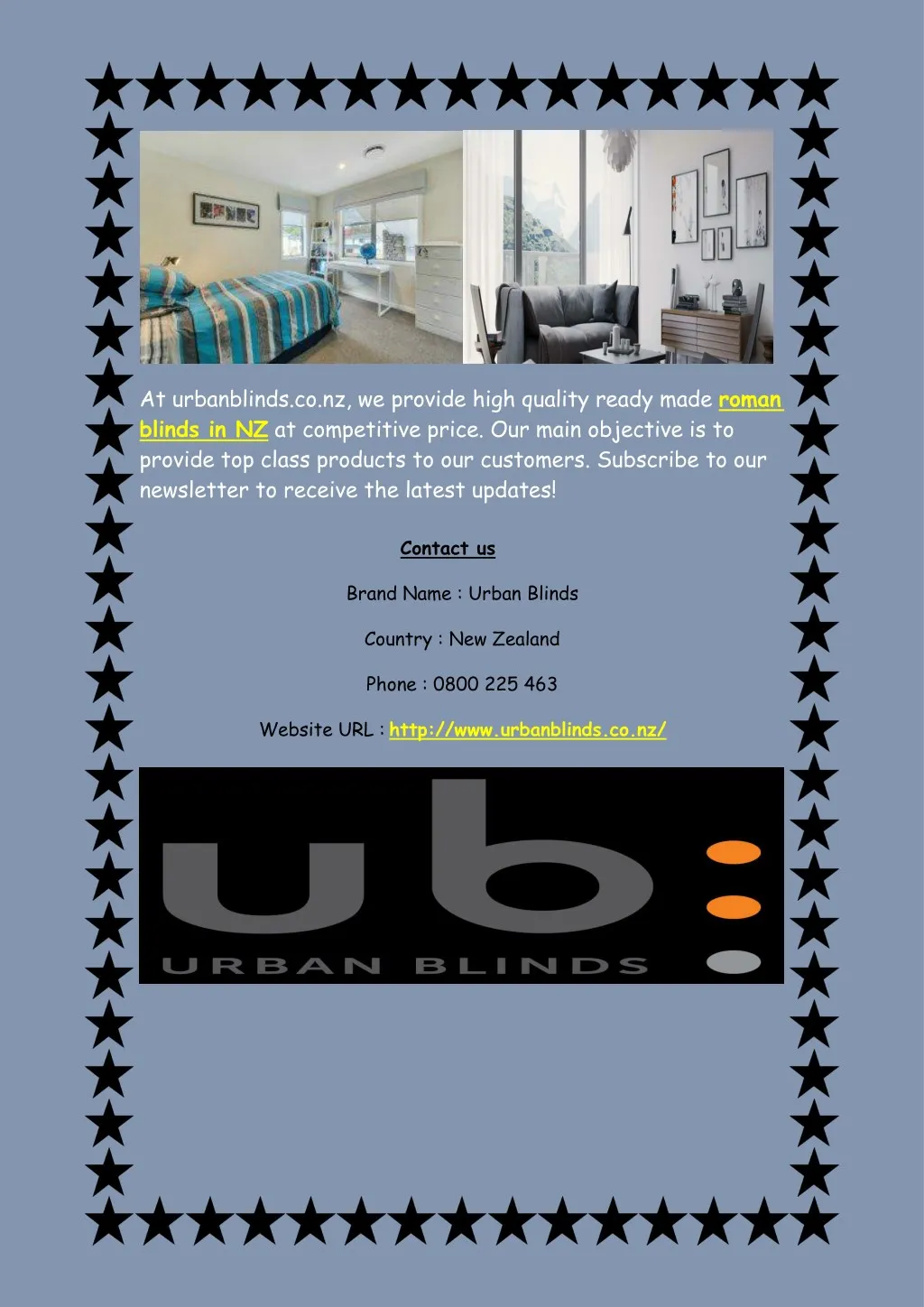 at urbanblinds co nz we provide high quality