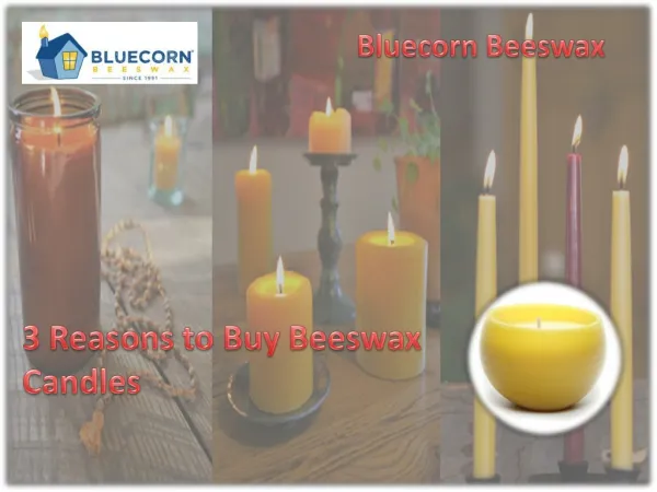 3 Reasons to Buy Beeswax Candles