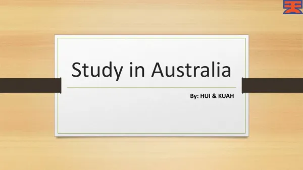 Looking for Study in Australia