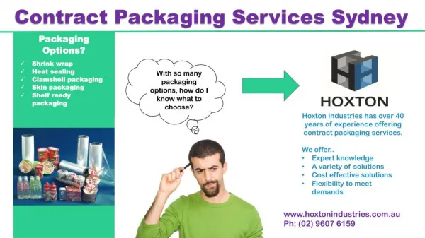 Contract Packaging Services Sydney