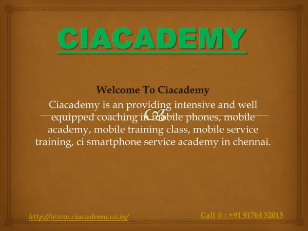 Mobile academy in chennai
