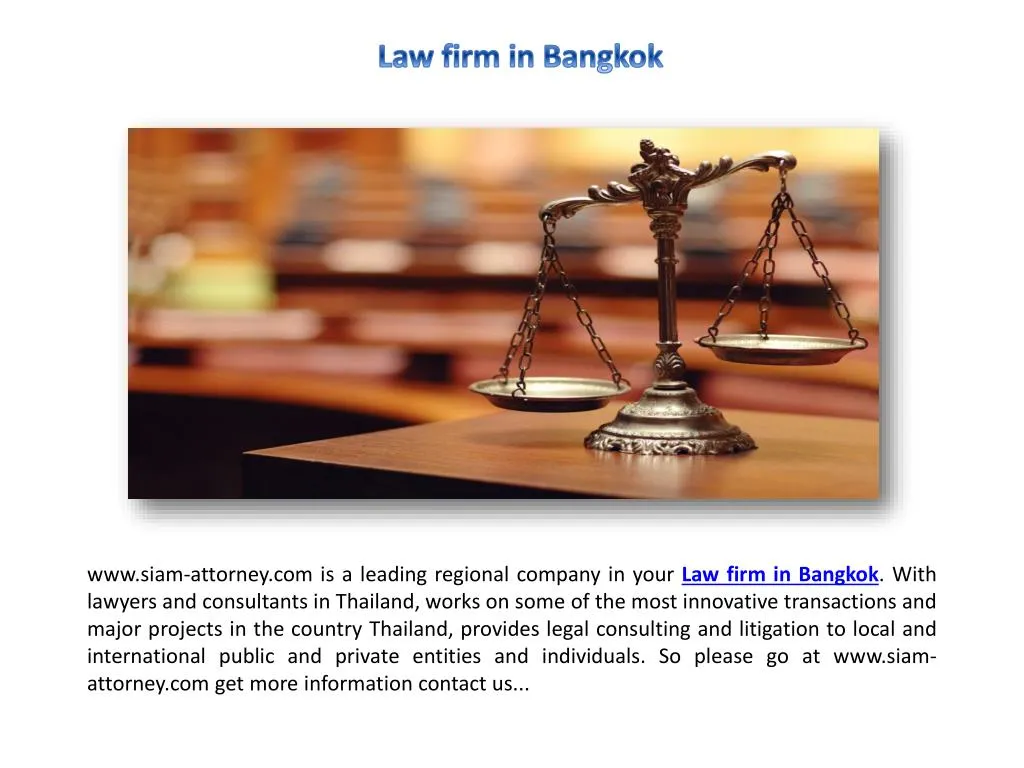 law firm in bangkok