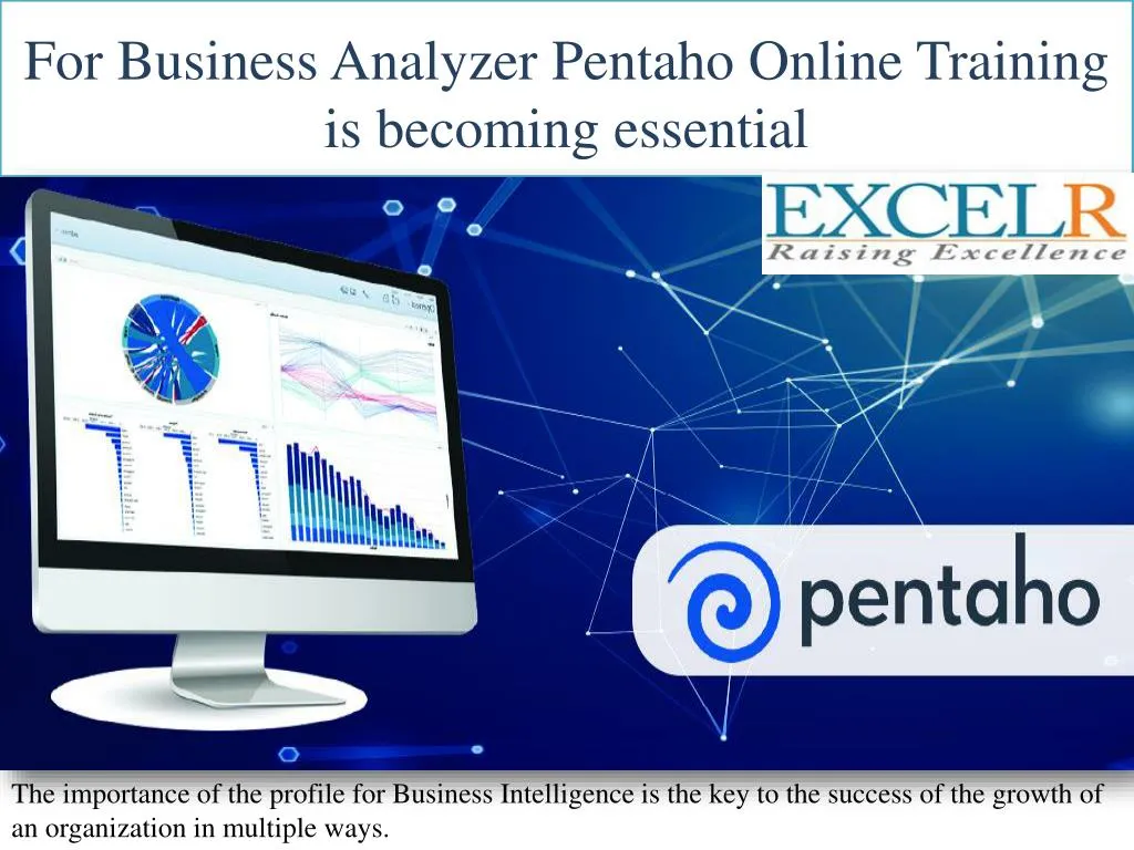 for business analyzer pentaho online training
