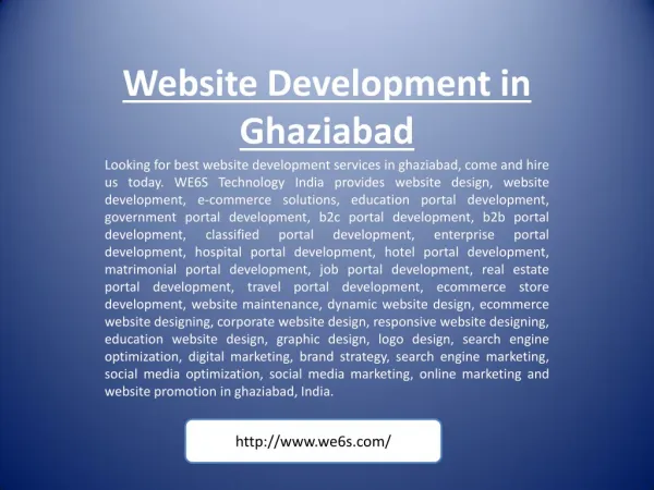 Website Development in Ghaziabad