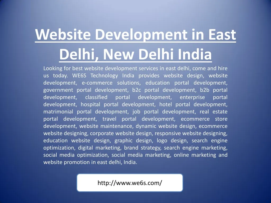 website development in east delhi new delhi india