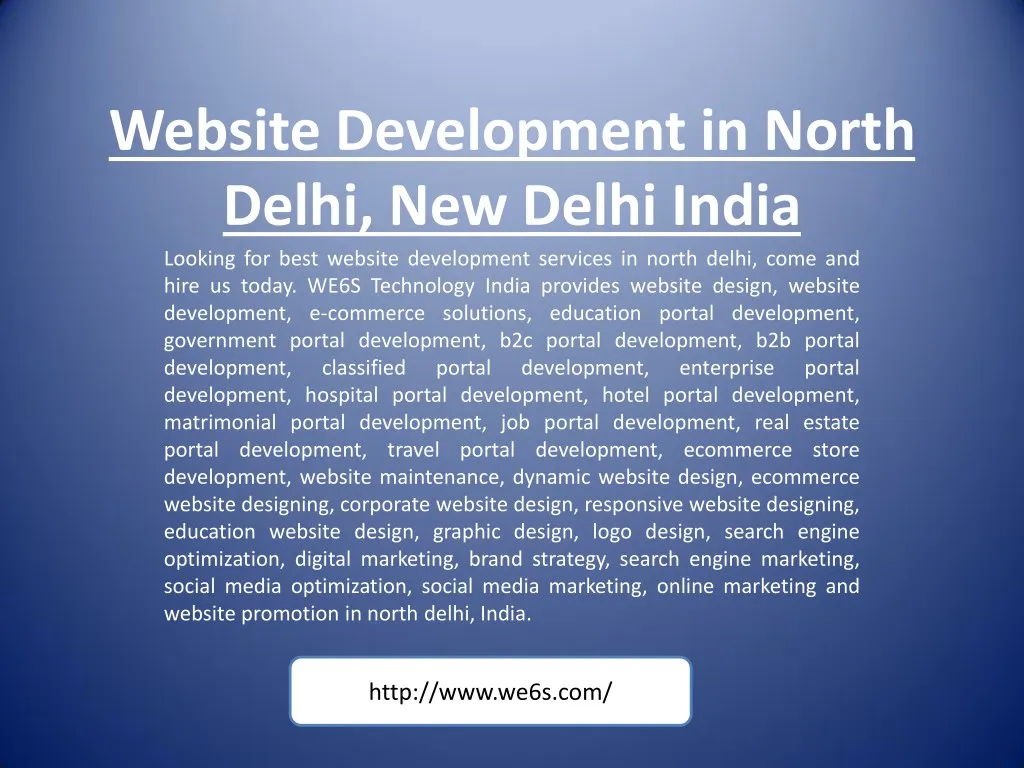 website development in north delhi new delhi
