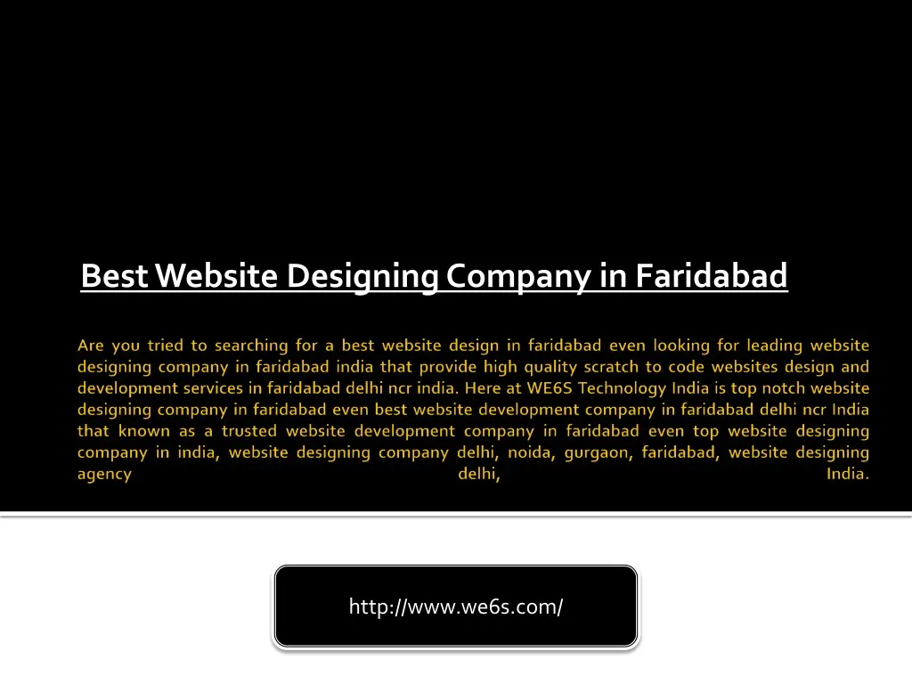 best website designing company in faridabad