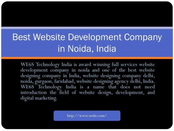 best website development company in noida india