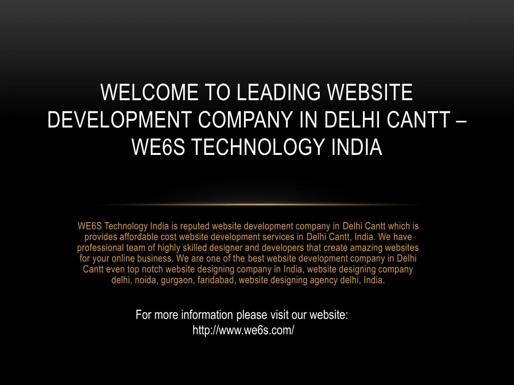 welcome to leading website development company