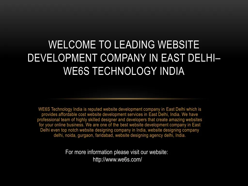 welcome to leading website development company