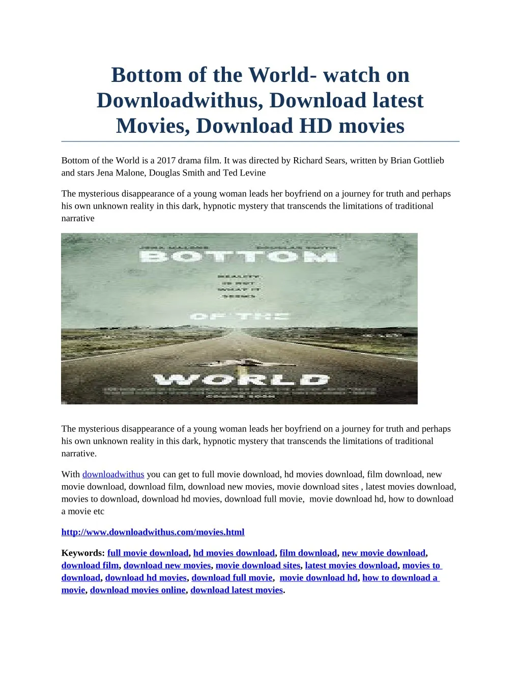 bottom of the world watch on downloadwithus