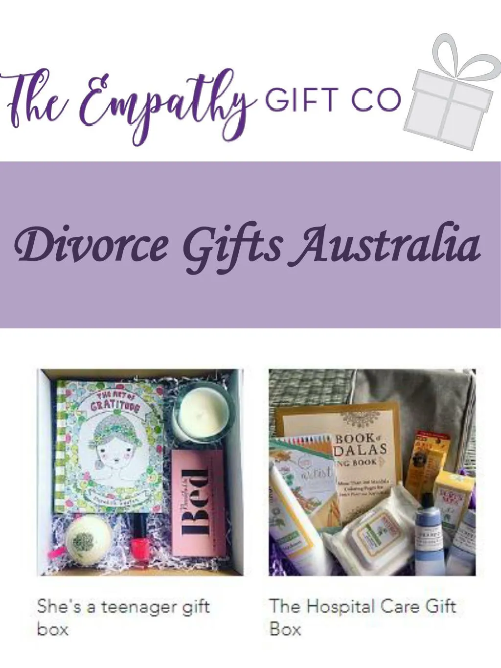 divorce gifts australia