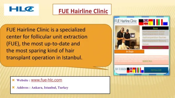 FUE Hairline Clinic- Fue Hair Transplant In Turkey