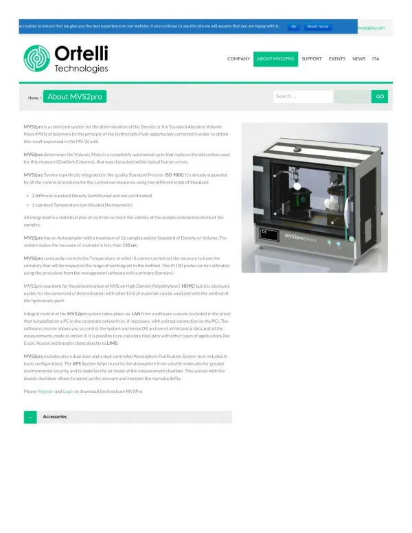 Densimeter for plastic