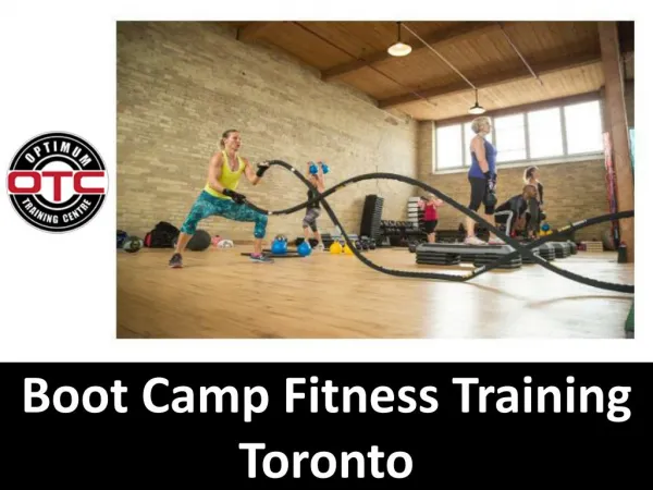 Boot Camp Fitness Training TorontoÂ 
