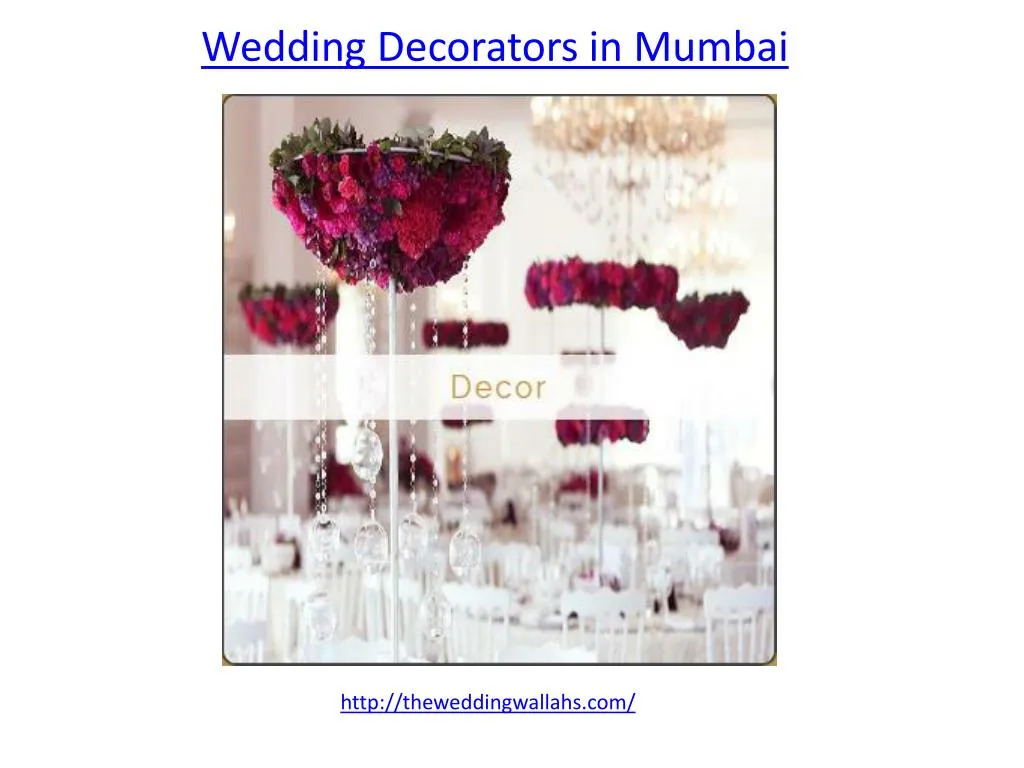 wedding decorators in mumbai