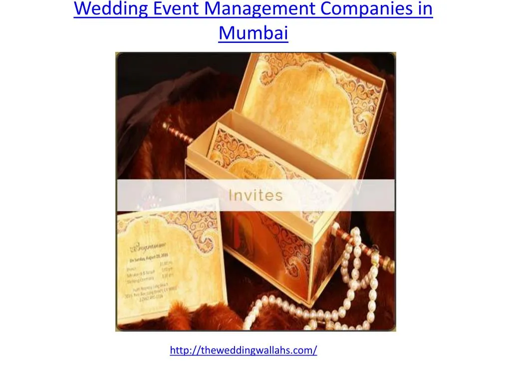 wedding event management companies in mumbai