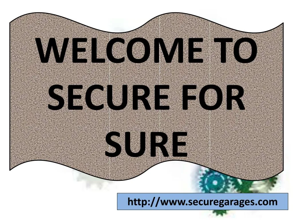 welcome to secure for sure