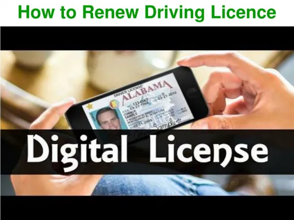 Digital Driving Licence