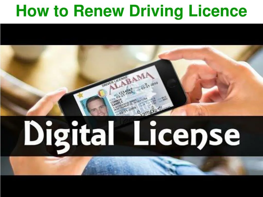 how to renew driving licence