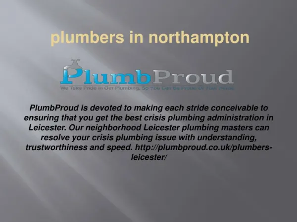 24/7 Plumbers Leicester