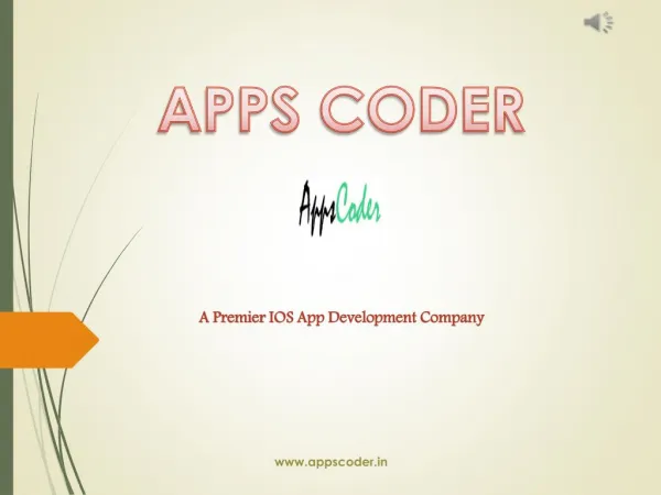 IOS App Development Organization â€“ AppsCoder