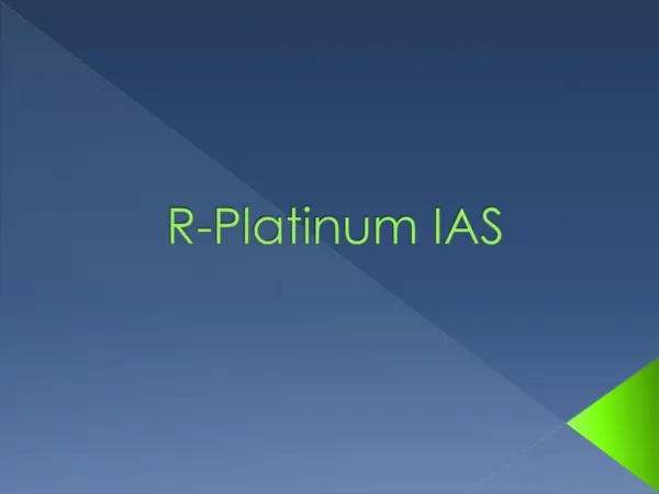 R platinum ias general studies