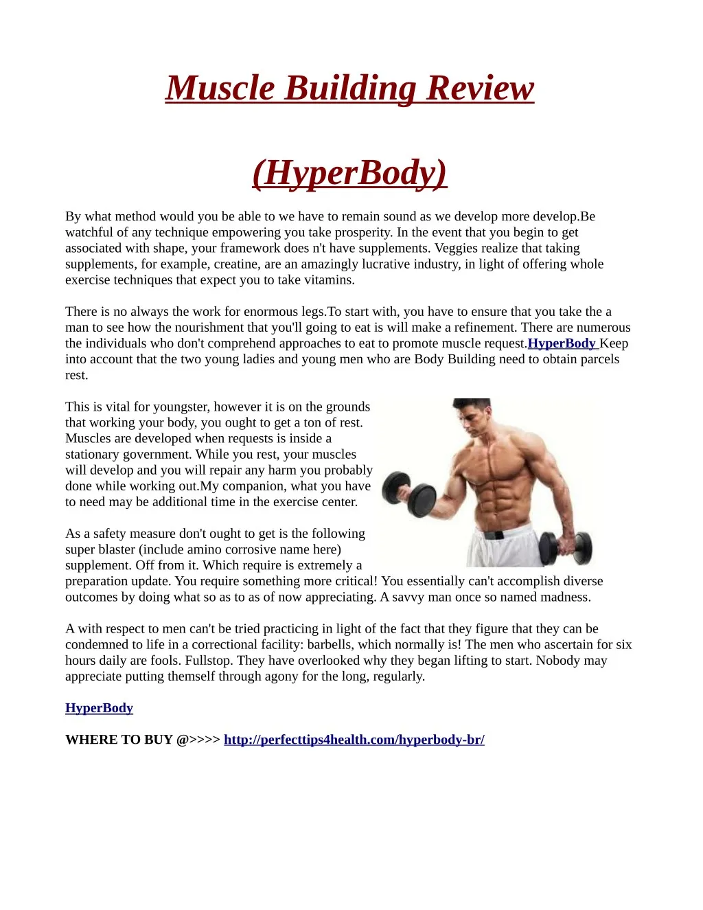 muscle building review