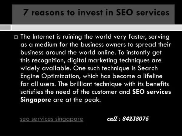 SEO service agency _singapore.