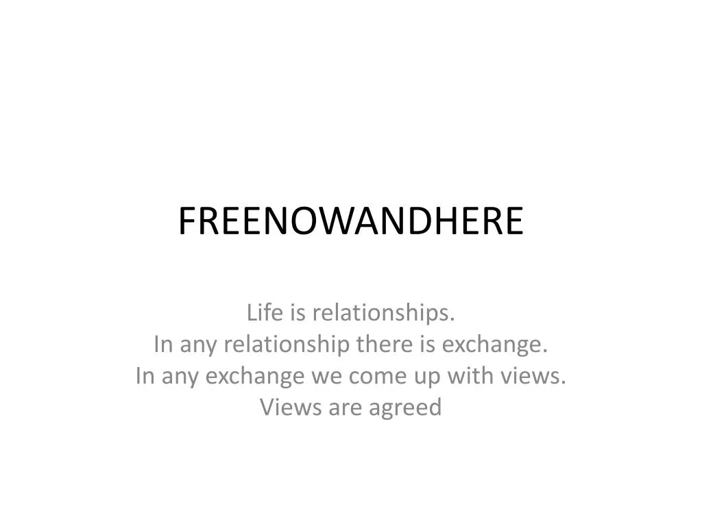 freenowandhere