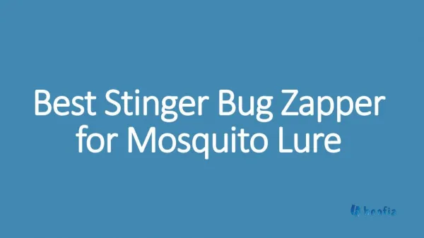 Best Stinger Bug Zapper for Mosquito Lure
