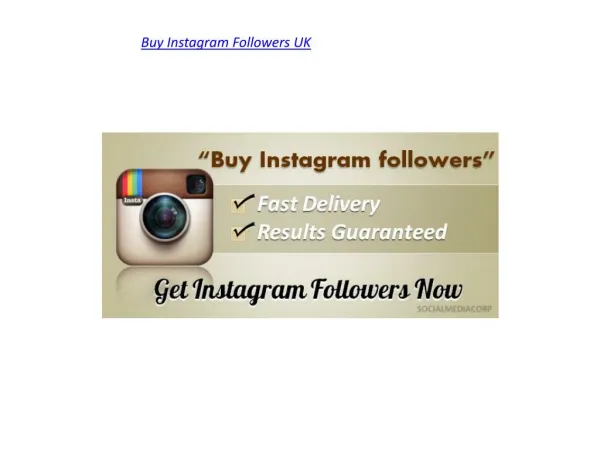 Buy Instagram Followers UK 2018 (http://epicfollowers.co.uk/)