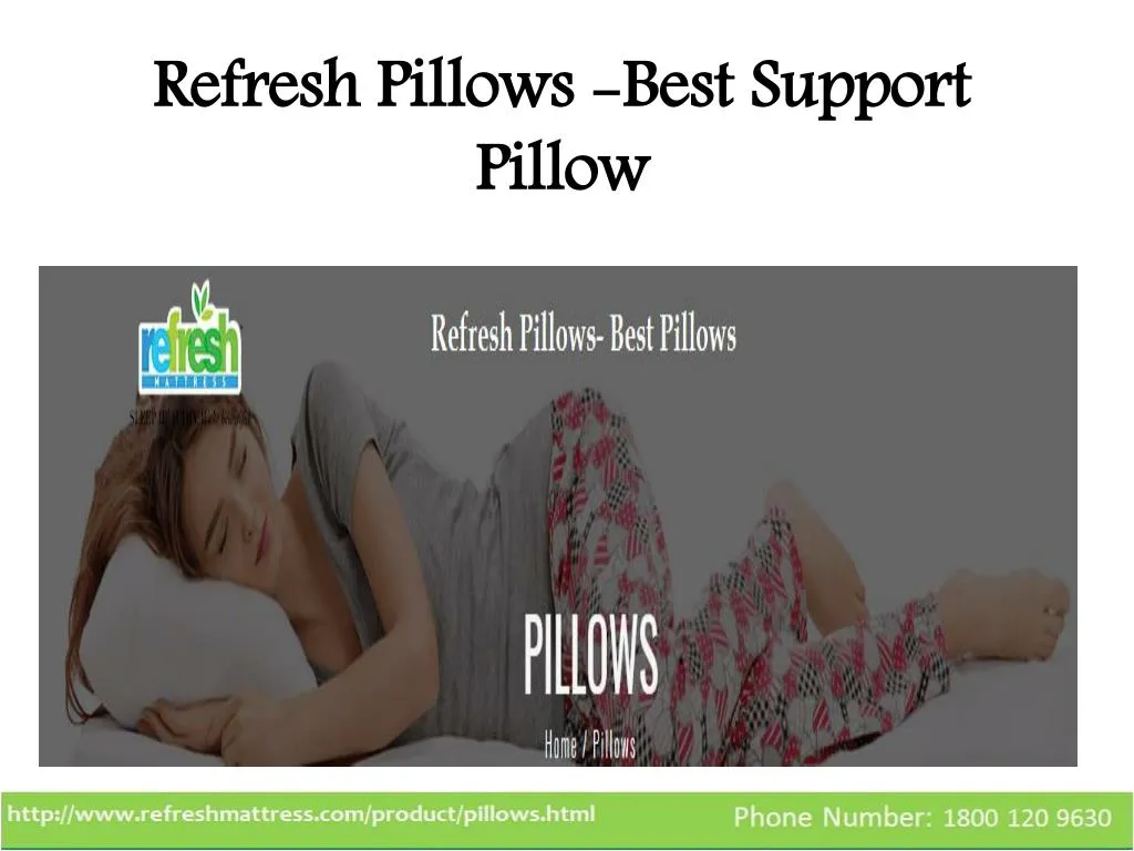 refresh pillows best support pillow