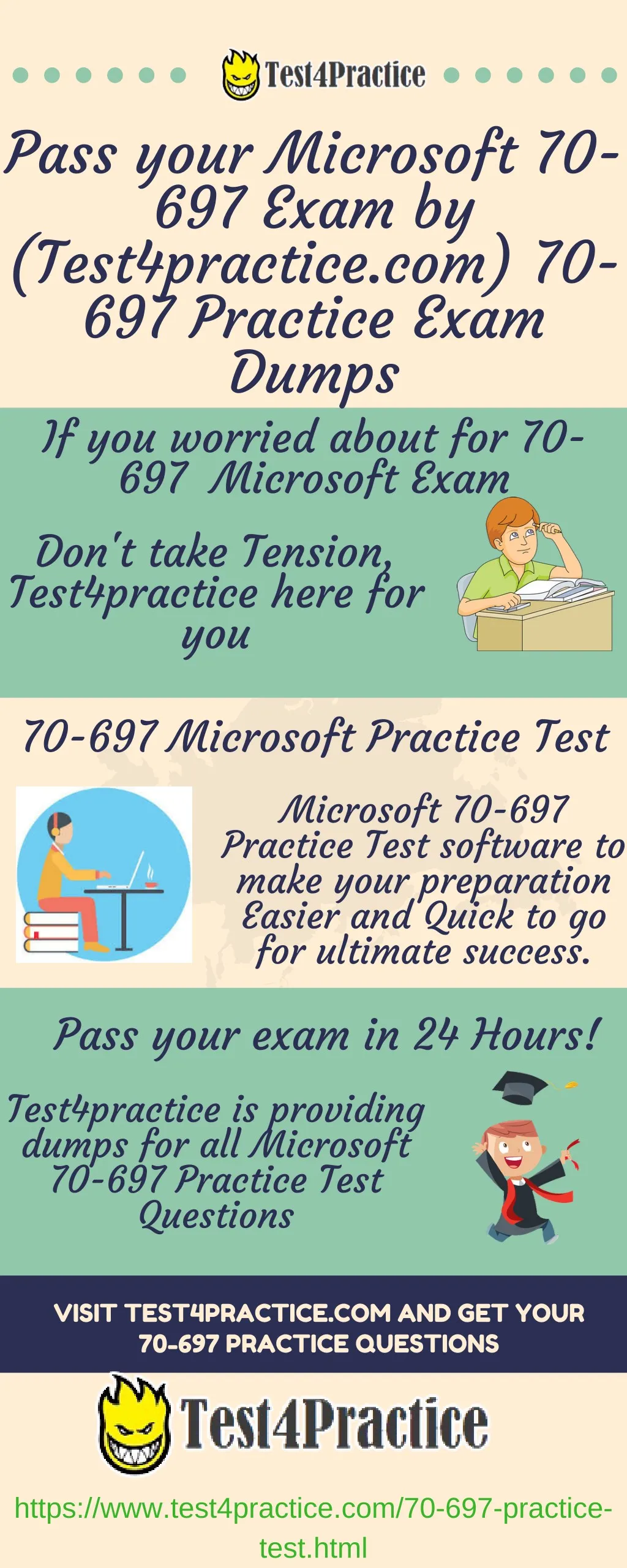 pass your microsoft 70 697 exam by test4practice