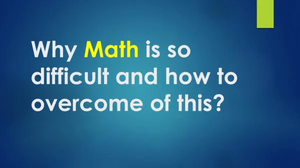Top 6 tips to remove Math pressure.