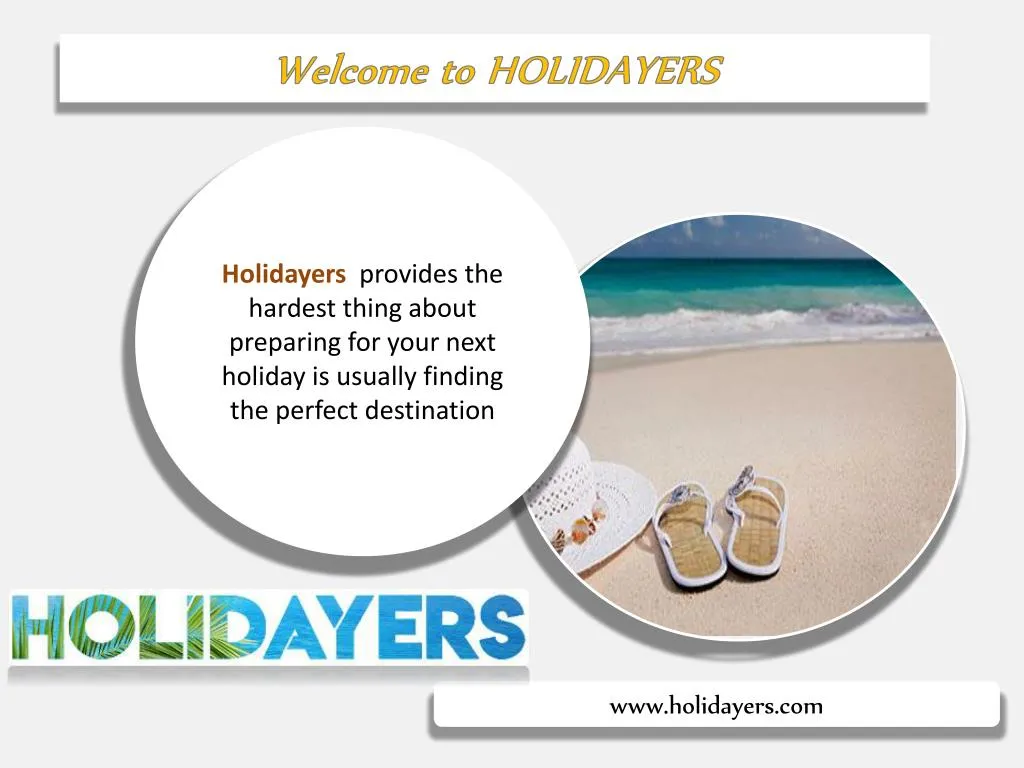 welcome to holidayers